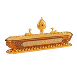 Maxbell Tibetan Nepal Handmade Metal Incense Burner Stick Burning Long Incense Box