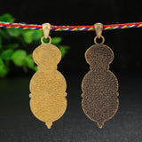 Maxbell Tibetan Buddhist Lama Antique Rotating Vajra Pestle Amulet Pendant Brass