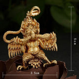 Maxbell Thai Buddhism Garuda God Religious Amulet Charm DIY Necklace Pendant