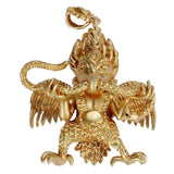 Maxbell Thai Buddhism Garuda God Religious Amulet Charm DIY Necklace Pendant