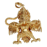 Maxbell Thai Buddhism Garuda God Religious Amulet Charm DIY Necklace Pendant