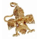 Maxbell Thai Buddhism Garuda God Religious Amulet Charm DIY Necklace Pendant