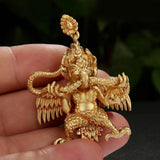 Maxbell Thai Buddhism Garuda God Religious Amulet Charm DIY Necklace Pendant
