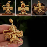 Maxbell Thai Buddhism Garuda God Religious Amulet Charm DIY Necklace Pendant