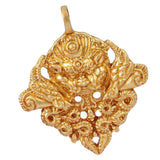 Maxbell Nepal Tibetan Buddhism Taotie Mahakala Religious Charm DIY Necklace Pendants