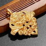 Maxbell Nepal Tibetan Buddhism Taotie Mahakala Religious Charm DIY Necklace Pendants