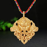 Maxbell Nepal Tibetan Buddhism Taotie Mahakala Religious Charm DIY Necklace Pendants