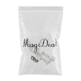 Max Maxb Aluminum Alloy 1/10 Servo Mount T-Lock Wire Clips for Traxxas TRX-4 Silver