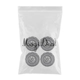 Max Maxb 1/10 Inflated Air 2.2 "Beadlock OD Wheel Rims 135mm w/ Pump Inflator Black