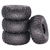 Max Maxb 1/10 Inflated Air 2.2 "Beadlock OD Wheel Rims 135mm w/ Pump Inflator Black