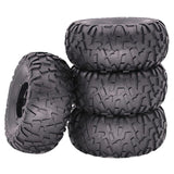 Max Maxb 1/10 Inflated Air 2.2 "Beadlock OD Wheel Rims 135mm w/ Pump Inflator Black