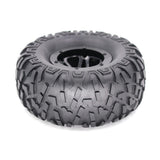 Max Maxb 1/10 Inflated Air 2.2 "Beadlock OD Wheel Rims 135mm w/ Pump Inflator Black
