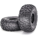 Max Maxb 1/10 Inflated Air 2.2 "Beadlock OD Wheel Rims 135mm w/ Pump Inflator Black