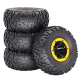 Max Maxb 1/10 Inflated Air 2.2 "Beadlock OD Wheel Rims 135mm w/ Pump Inflator Golden