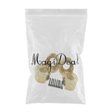 Max Maxb 4Pack Brass Counterweight Balance Tire Portal Cover for Traxxas TRX-4 RC Car