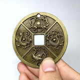Max Maxb Ancient Bronze Chinese Old Copper Coin Four God Beasts Lucky Coins Charms