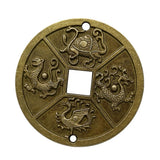 Max Maxb Ancient Bronze Chinese Old Copper Coin Four God Beasts Lucky Coins Charms
