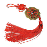 Max Maxb 1pc Feng Shui Coin Chinese Knot Pendant Lucky Amulet Home Decor Ornament