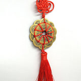 Max Maxb 1pc Feng Shui Coin Chinese Knot Pendant Lucky Amulet Home Decor Ornament