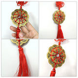 Max Maxb 1pc Feng Shui Coin Chinese Knot Pendant Lucky Amulet Home Decor Ornament