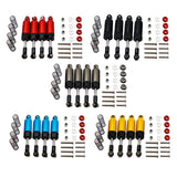 Maxbell 4Pcs Shock Absorber Damper for D90 MN-90 MN-99 MN-91 FJ-45 1/12 RC Car Red