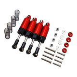Maxbell 4Pcs Shock Absorber Damper for D90 MN-90 MN-99 MN-91 FJ-45 1/12 RC Car Red
