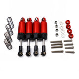 Maxbell 4Pcs Shock Absorber Damper for D90 MN-90 MN-99 MN-91 FJ-45 1/12 RC Car Red