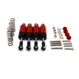 Maxbell 4Pcs Shock Absorber Damper for D90 MN-90 MN-99 MN-91 FJ-45 1/12 RC Car Red