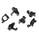 Maxbell 6pcs RC 1:14 Plastic Hub Carrier Upgrade Parts Black for WLtoys 144001 Car