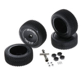 Maxbell 4Pcs 144001 Front Rear Tire Tyres for 1/14 RC Car WLTOYS 144001 Buggy Truck