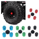Maxbell 4Pieces RC Car Rim Center Cap for 1/10 Traxxas TRX4 90046 D90 Tamiya MST blue