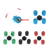 Maxbell 4Pieces RC Car Rim Center Cap for 1/10 Traxxas TRX4 90046 D90 Tamiya MST blue