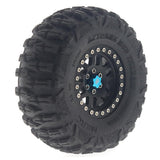 Maxbell 4Pieces RC Car Rim Center Cap for 1/10 Traxxas TRX4 90046 D90 Tamiya MST blue