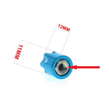 Maxbell 4Pieces RC Car Rim Center Cap for 1/10 Traxxas TRX4 90046 D90 Tamiya MST blue