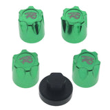 Maxbell 4Pieces RC Car Rim Center Cap for 1/10 Traxxas TRX4 90046 D90 Tamiya MST green