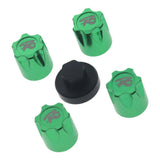 Maxbell 4Pieces RC Car Rim Center Cap for 1/10 Traxxas TRX4 90046 D90 Tamiya MST green