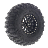 Maxbell 4Pieces RC Car Rim Center Cap for 1/10 Traxxas TRX4 90046 D90 Tamiya MST black