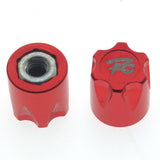 Maxbell 4Pieces RC Car Rim Center Cap for 1/10 Traxxas TRX4 90046 D90 Tamiya MST red