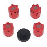 Maxbell 4Pieces RC Car Rim Center Cap for 1/10 Traxxas TRX4 90046 D90 Tamiya MST red