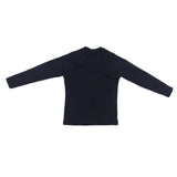 Maxbell 1/6 Male Long Sleeve T-shirt Sweater for 12'' Action Figure black