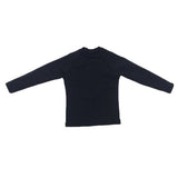 Maxbell 1/6 Male Long Sleeve T-shirt Sweater for 12'' Action Figure black