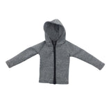 Maxbell 1/6 Mans Long Sleeve Sweater Sports Jacket for 12'' Male Action Figure Gray