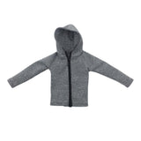 Maxbell 1/6 Mans Long Sleeve Sweater Sports Jacket for 12'' Male Action Figure Gray