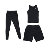 Maxbell 1/6th Figure Black Men's Clothing Sports Suit Model for 12" Male Body Dolls