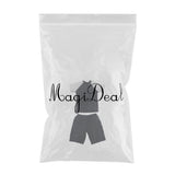 Maxbell 1/6 Male Short Sleeves T-shirt Shorts Set for 12'' Action Figure Black-white