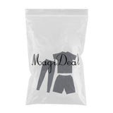 Maxbell 1/6 Men Short-sleeved Sports T-shirt Short Pants Trouser Suit Black