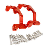 Maxbell 2pcs Pull Rod Base Seat for D90 MN-90 MN-99 MN-91 FJ-45 1/12 RC Car Red