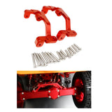 Maxbell 2pcs Pull Rod Base Seat for D90 MN-90 MN-99 MN-91 FJ-45 1/12 RC Car Red