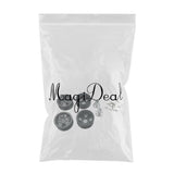 Maxbell 4 Pieces RC Model Car Metal Wheel Hubs for 1/16 JJRC Military Truck Black