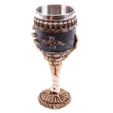 Maxbell Skull Gothic Wine Goblet Beer Mug Cup Tankard Viking Drinking Cup Vintage